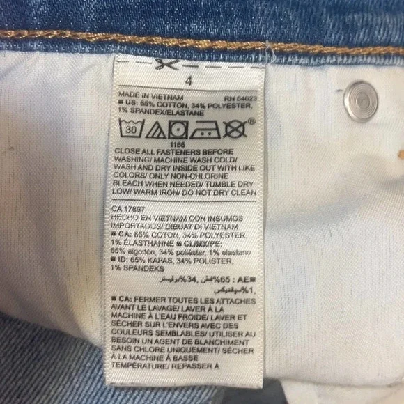 Old Navy Women’s The Power Jeans / Perfect Straight Ankle Size 4 - Picture 5 of 6